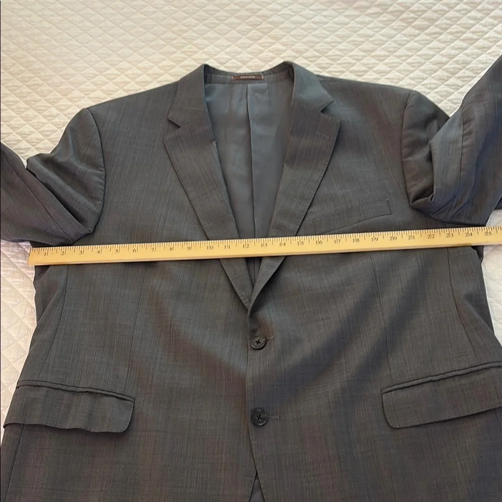 Peter Millar Gray Two Button Wool Blazer Sport‎ Coat Men’s Size 48R